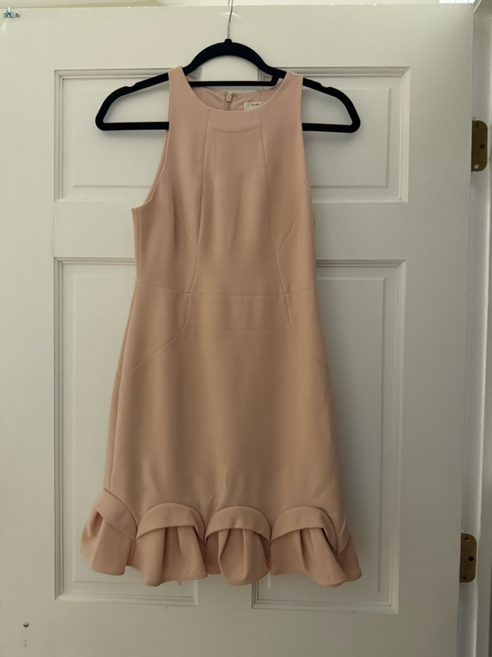 Halston Heritage Blush Pink Sleeveless Dress